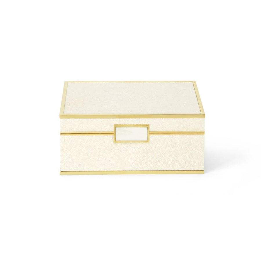 Load image into Gallery viewer, Aerin Smyckeskrin Classic Shagreen (Small) Cream
