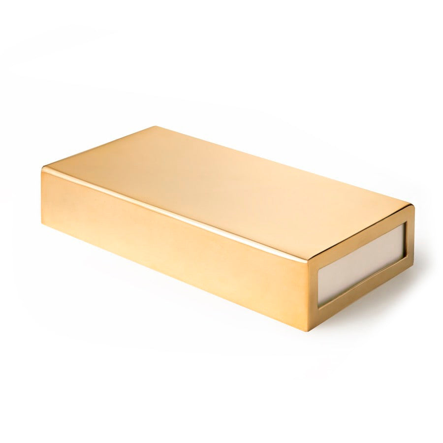 Aerin Tändsticksask Shagreen Oversized Brass