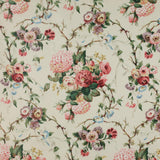 Colefax and Fowler Fabric Amberley Pink Green