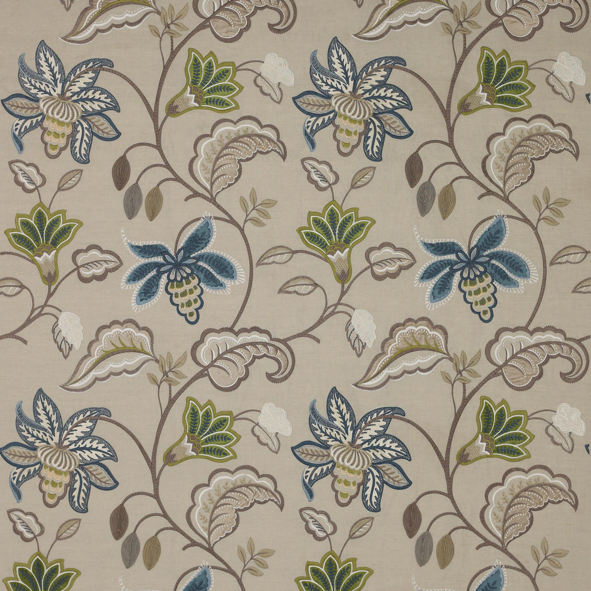 Colefax and Fowler Fabric Augusta Blue