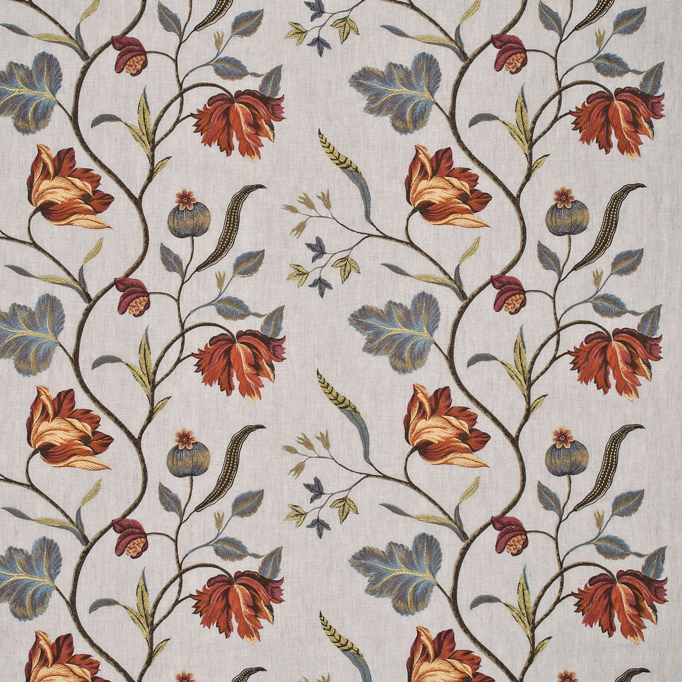 Tulip Tree Linen Tyg