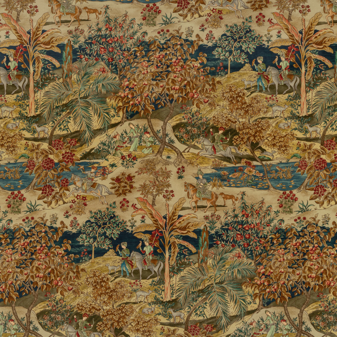 Ramayana Velvet Tyg