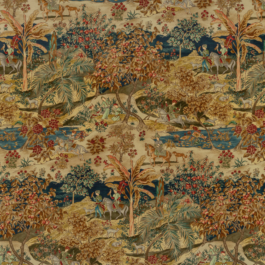 Ramayana Velvet Tyg