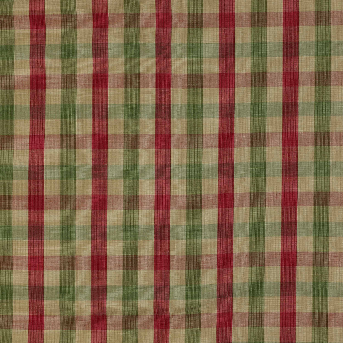 Colefax and Fowler Tyg Belgrave Check Red Green