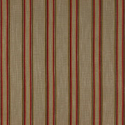 Colefax and Fowler Tyg Burnham Stripe Tomato Olive