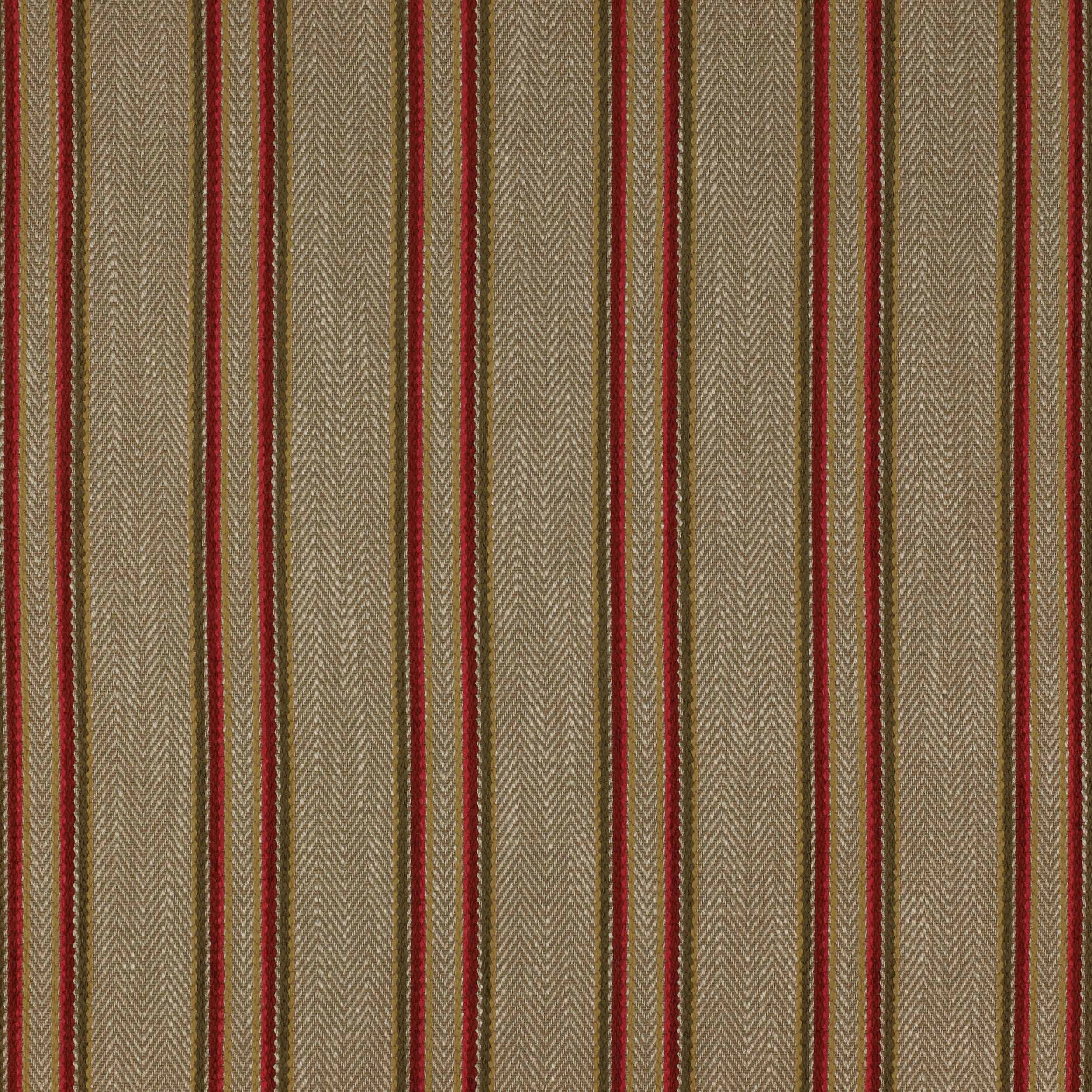 Load image into Gallery viewer, Colefax and Fowler Tyg Burnham Stripe Tomato Olive

