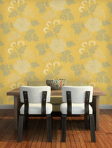 Sanderson Tapet Cowparsley Chinese Yellow