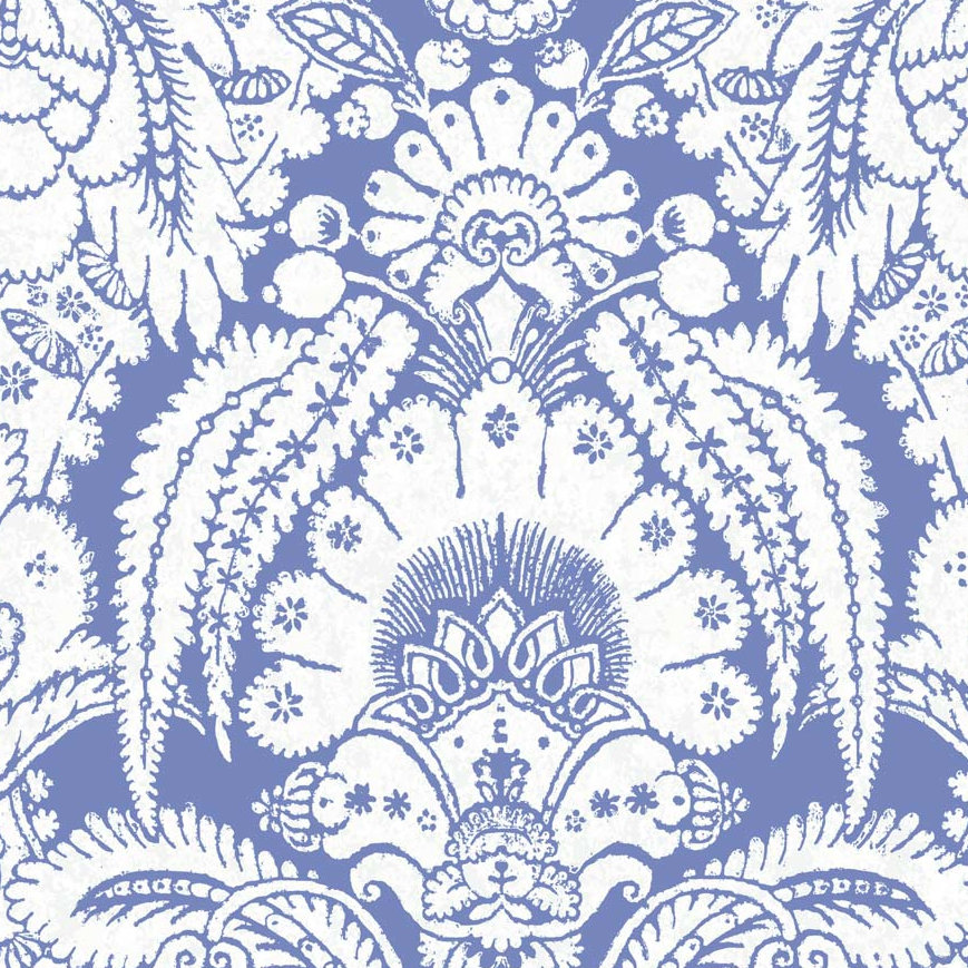 Cole and Son Tapet Chatterton Blue & White