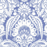 Cole and Son Tapet Chatterton Blue & White