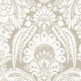 Cole and Son Tapet Chatterton Linen & White