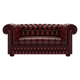 Cromwell 2 Sits Chesterfield Soffa Antique Red