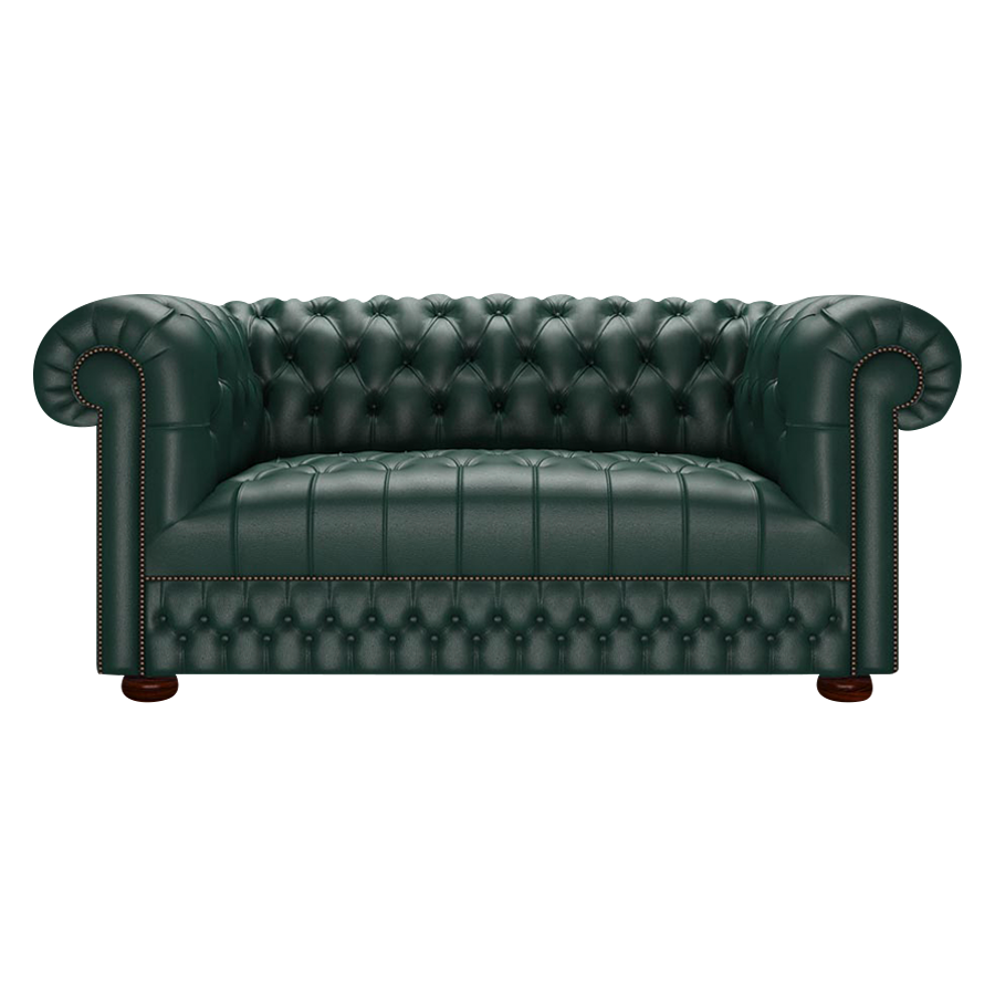 Cromwell 2 Sits Chesterfield Soffa Birch Forest Green