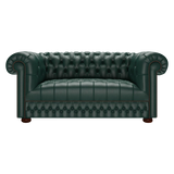 Cromwell 2 Sits Chesterfield Soffa Birch Forest Green