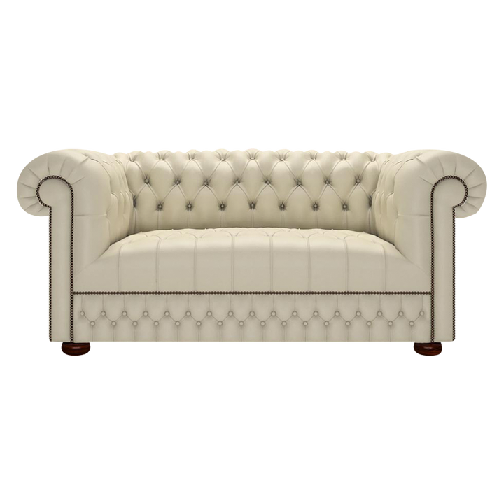 Cromwell 2 Sits Chesterfield Soffa Birch Ivory