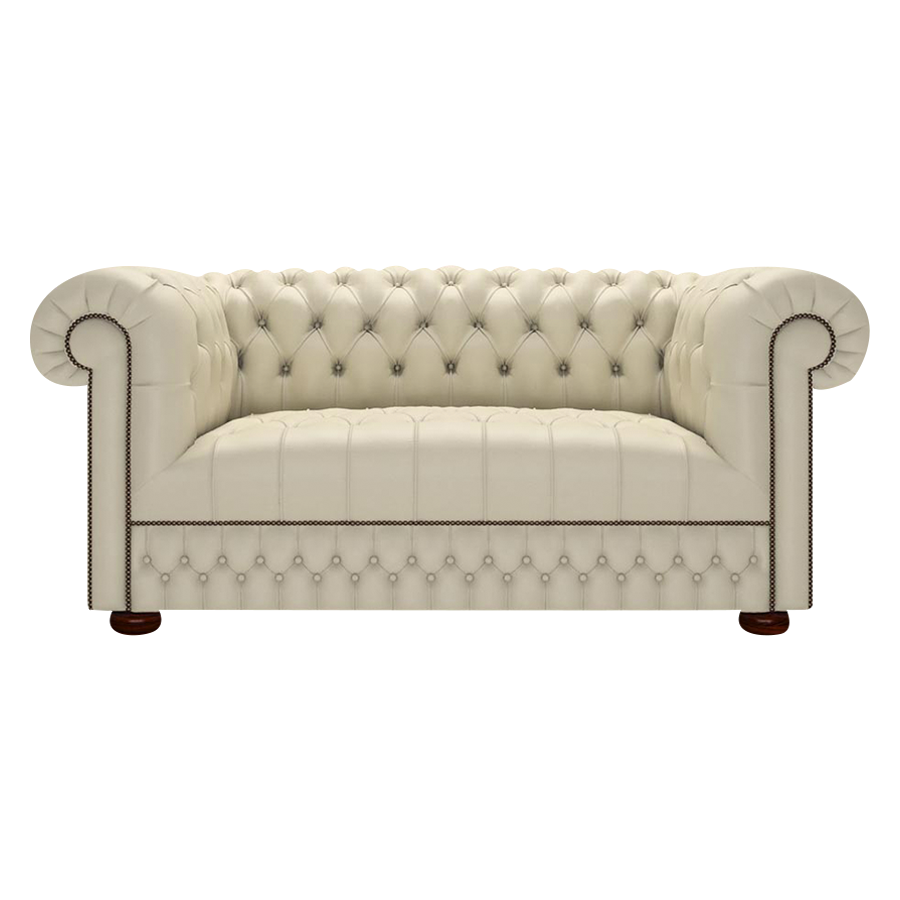 Cromwell 2 Sits Chesterfield Soffa Birch Ivory
