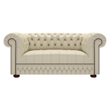 Cromwell 2 Sits Chesterfield Soffa Birch Ivory