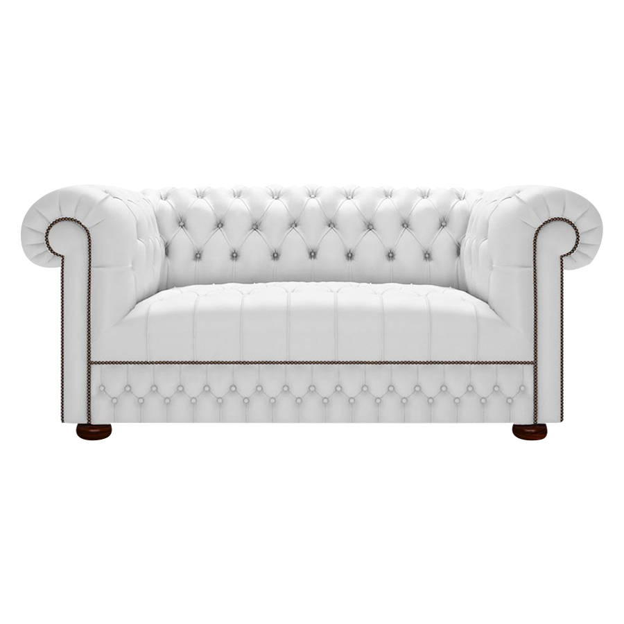 Cromwell 2 Sits Chesterfield Soffa Birch White