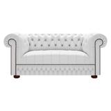 Cromwell 2 Sits Chesterfield Soffa Birch White