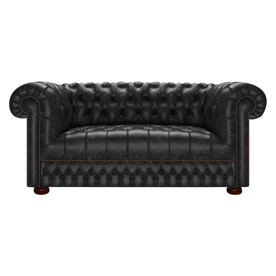 Cromwell 2 Sits Chesterfield Soffa Etna Black