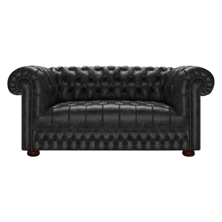 Cromwell 2 Sits Chesterfield Soffa Etna Black