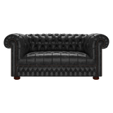 Cromwell 2 Sits Chesterfield Soffa Etna Black