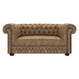 Cromwell 2 Sits Chesterfield Soffa Etna Camel