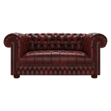 Cromwell 2 Sits Chesterfield Soffa Etna Red