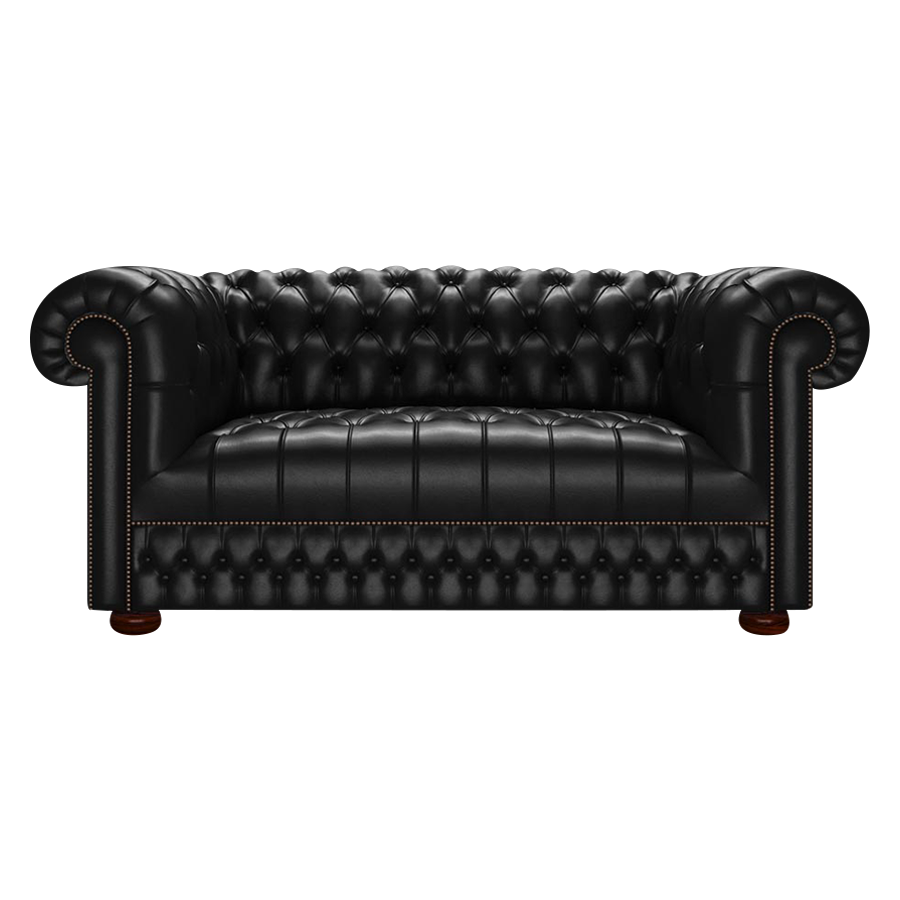 Cromwell 2 Sits Chesterfield Soffa Old English Black