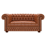 Cromwell 2 Sits Chesterfield Soffa Old English Bruciato