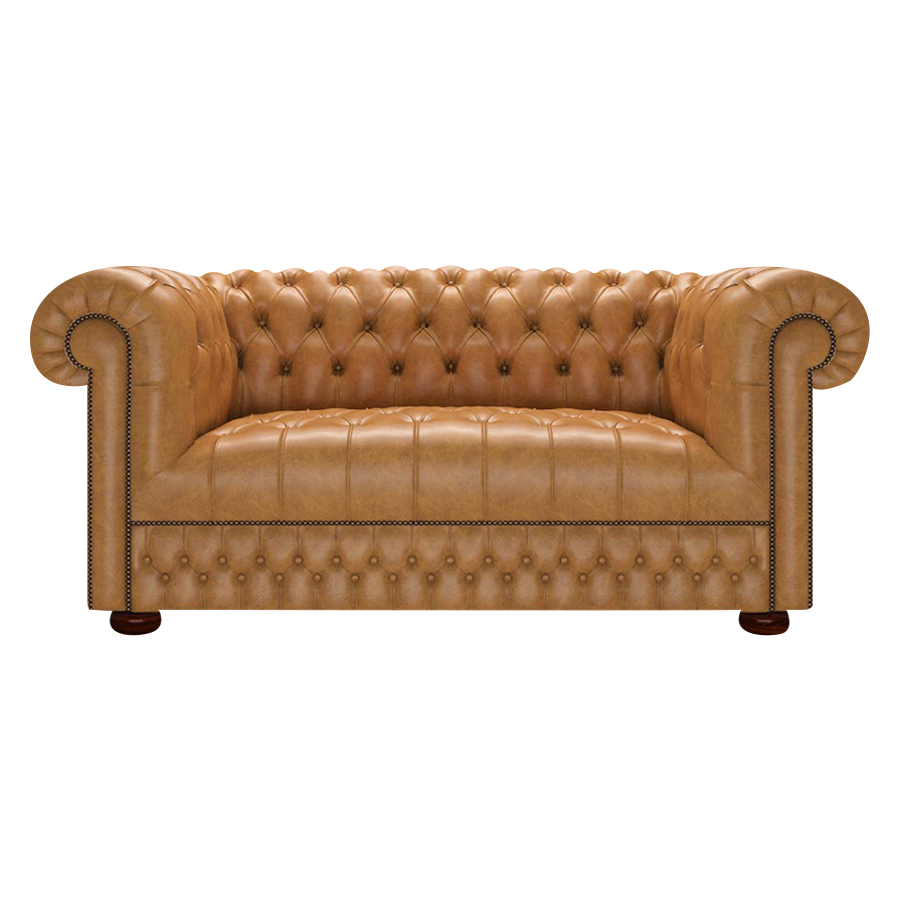 Cromwell 2 Sits Chesterfield Soffa Old English Buckskin