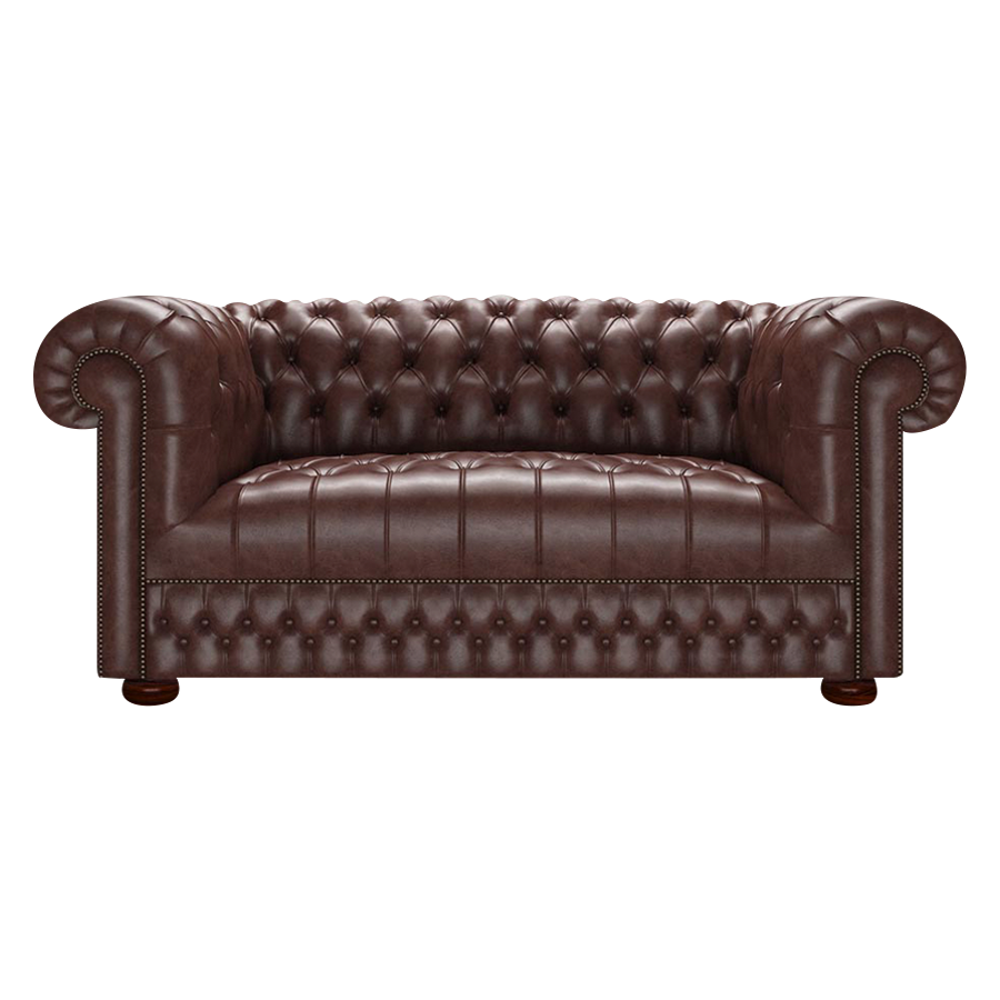Cromwell 2 Sits Chesterfield Soffa Old English Dark Brown
