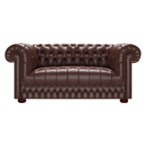 Cromwell 2 Sits Chesterfield Soffa Old English Dark Brown