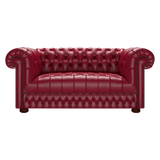Cromwell 2 Sits Chesterfield Soffa Old English Gamay