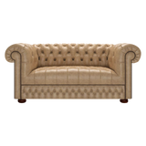 Cromwell 2 Sits Chesterfield Soffa Old English Parchment