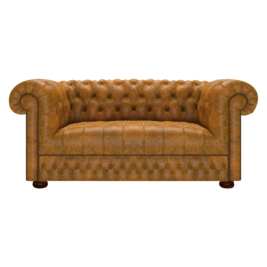 Cromwell 2 Sits Chesterfield Soffa Tudor Mustard