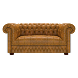 Cromwell 2 Sits Chesterfield Soffa Tudor Mustard