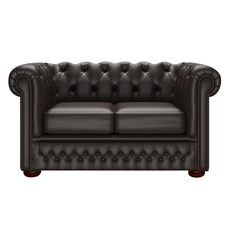 Fleming 2 Sits Chesterfield Soffa Birch Brown