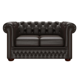 Fleming 2 Sits Chesterfield Soffa Birch Brown