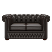 Fleming 2 Sits Chesterfield Soffa Birch Brown