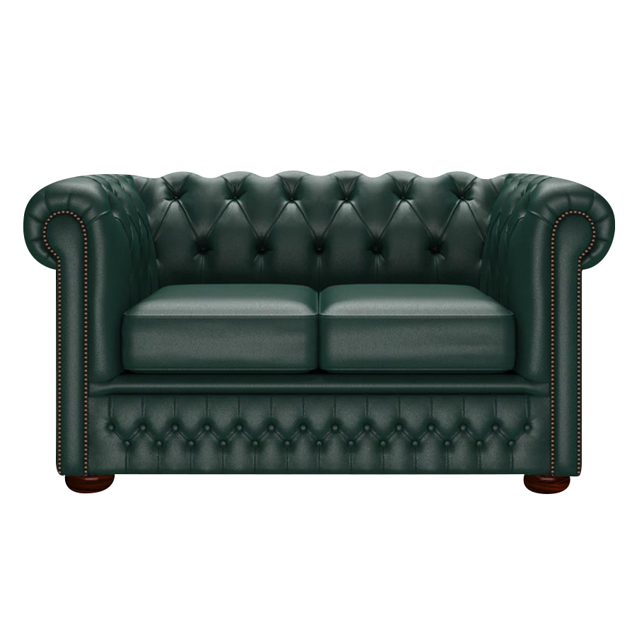 Fleming 2 Sits Chesterfield Soffa Birch Forest Green