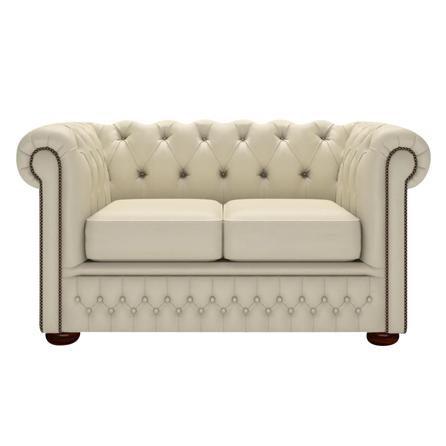 Fleming 2 Sits Chesterfield Soffa Birch Ivory