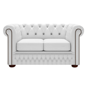 Fleming 2 Sits Chesterfield Soffa Birch White