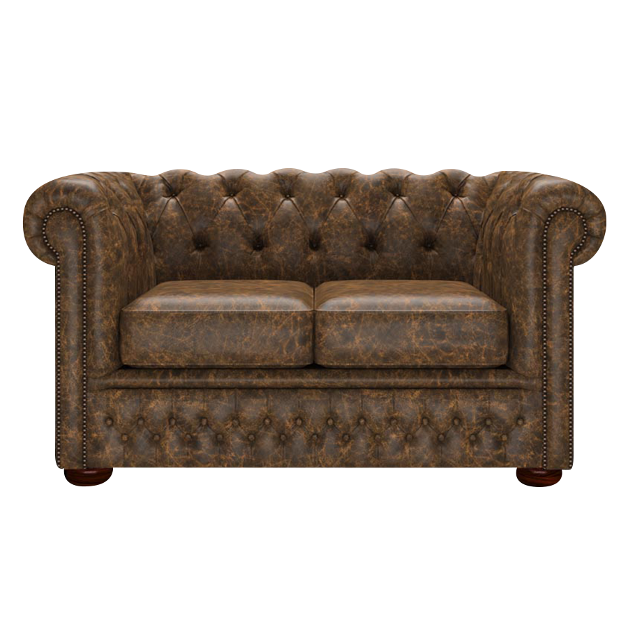 Fleming 2 Sits Chesterfield Soffa Etna Brandy