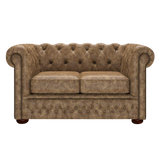 Fleming 2 Sits Chesterfield Soffa Etna Camel