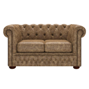 Fleming 2 Sits Chesterfield Soffa Etna Camel
