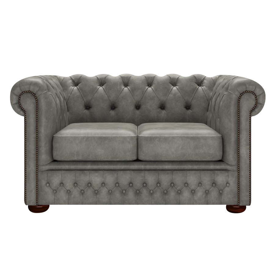 Fleming 2 Sits Chesterfield Soffa Etna Grey