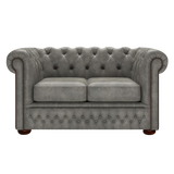 Fleming 2 Sits Chesterfield Soffa Etna Grey