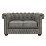 Fleming 2 Sits Chesterfield Soffa Etna Grey