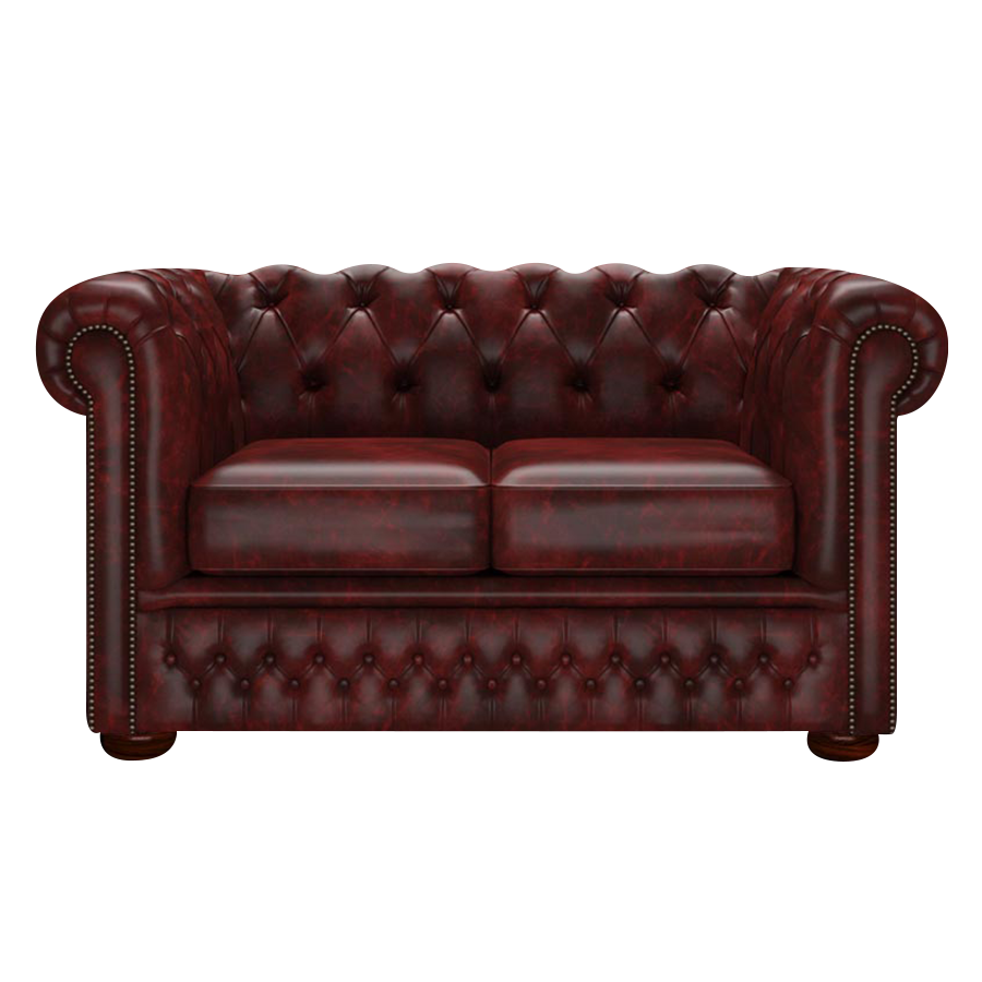 Fleming 2 Sits Chesterfield Soffa Etna Red