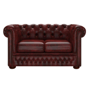Fleming 2 Sits Chesterfield Soffa Etna Red